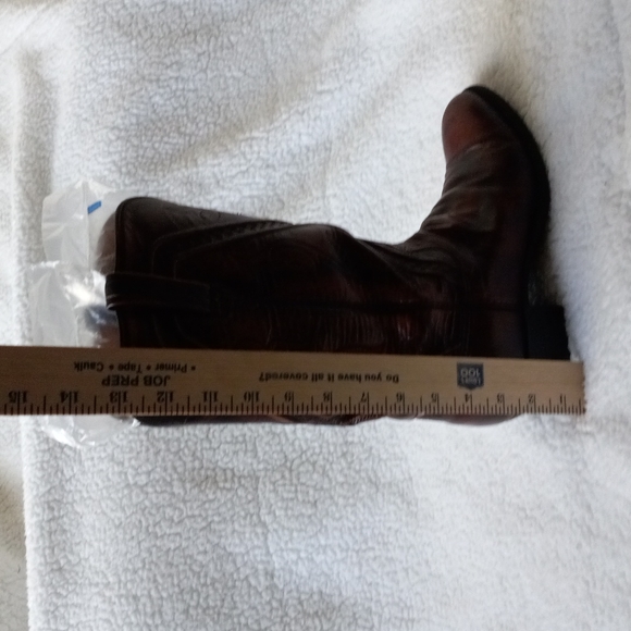 Lucchese San Antonio 8106 Vintage Dark Cherry Womens Cowboy Boots 9B - Picture 11 of 14